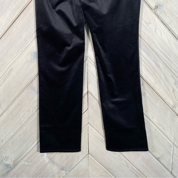 NYDJ  Black Velvet Marilyn Straight Leg Pant - Picture 6 of 14